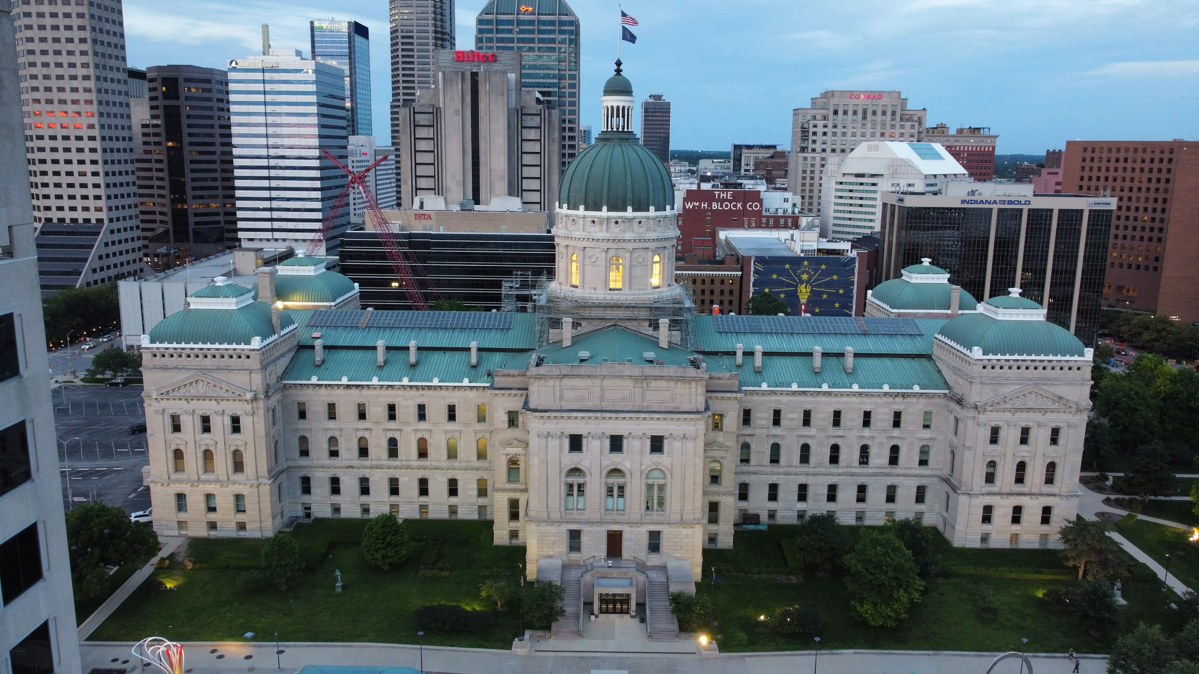 Aerial drone photo — Austin is somewhere in it